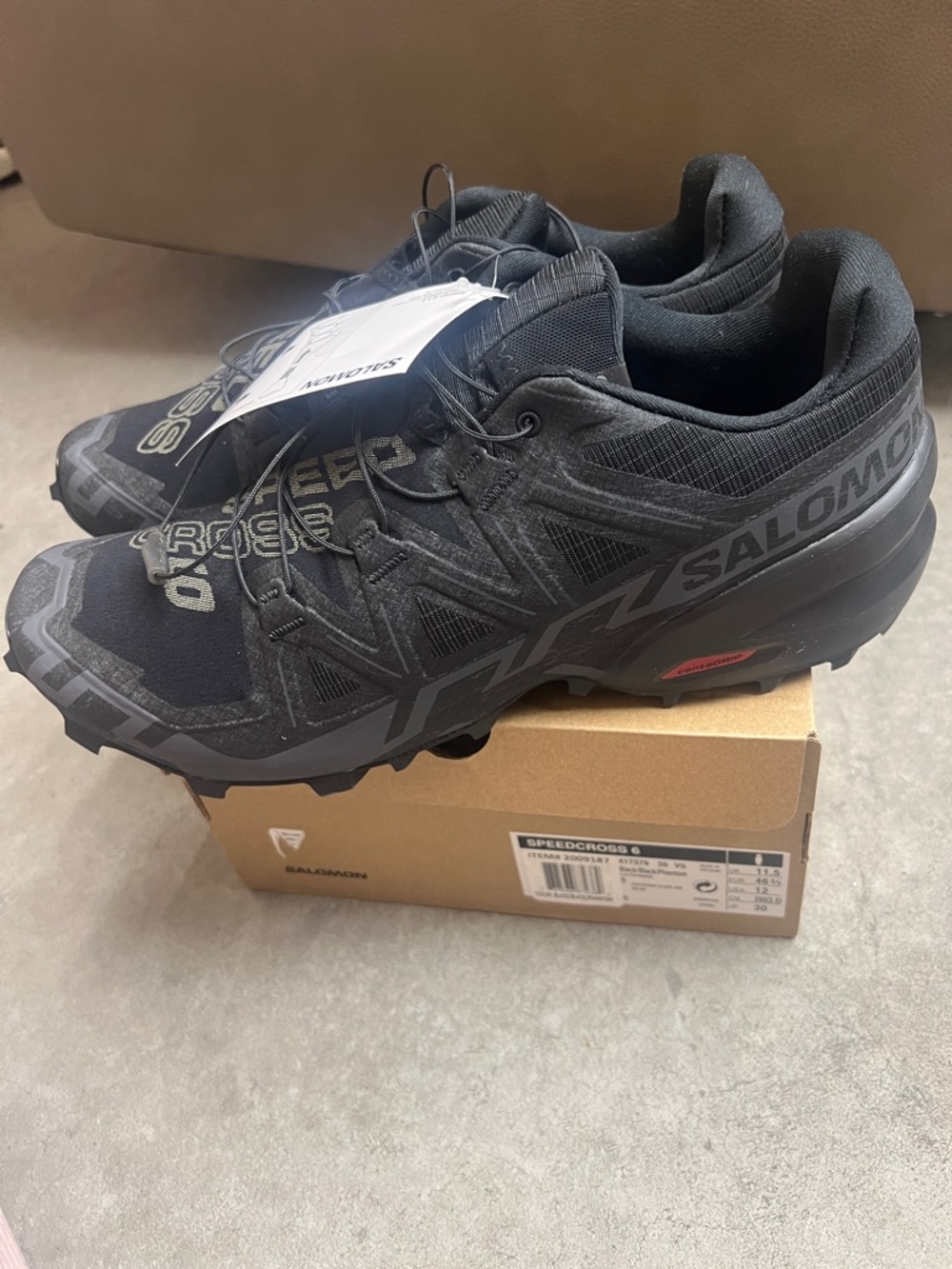 Salomon Speedcross 6 Men's Trail Shoes - Black